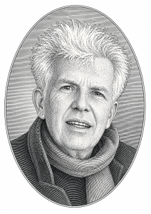 Engraving of Stephen Aiken. CWWIII. Photo by A.B. Dee. 2026